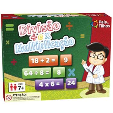 Imagem de Pais & Filhos - Jogo Diverso Divisão e Multiplicação, 105 Peças.