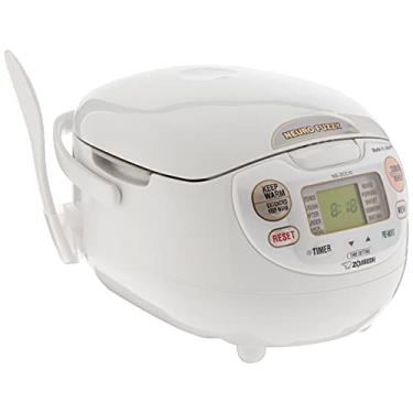 Imagem de Zojirushi NS-ZCC10 Panela Neuro Fuzzy para Arroz, 5,5 xícaras, Branca