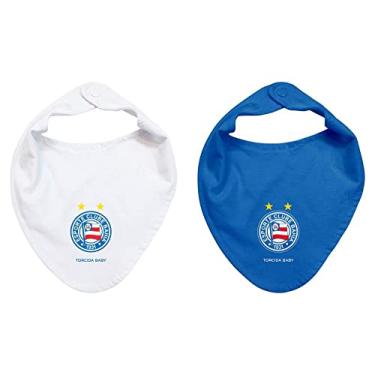 Imagem de Kit Babador Bandana Bebê Bahia 2 Pçs Torcida Baby
