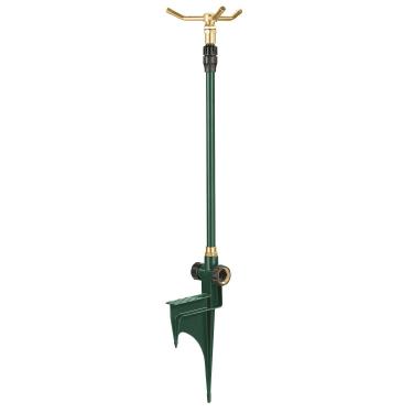 Imagem de Orbit 2 Pack 3-Arm Rotating Sprinkler on 22 Inch to 33 Inch Telescoping Step Spike; Hose-End Wa.