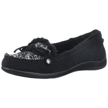 Imagem de Anne Klein Mocassim feminino Zemora Fabric, Preto, 7.5