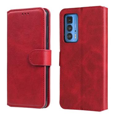 Imagem de For Motorola Moto Edge 20 Pro Classic Texture PU + TPU Horizontal Flip Leather Case with Holder & Card Slots & Wallet