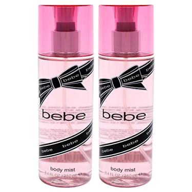 Imagem de Bebe Bebe Silver - Pack of 2 For Women 8.4 oz Body Mist
