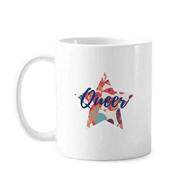 Imagem de Caneca de pintura de flores de folhas de outono cerâmica xícara de porcelana de café louça