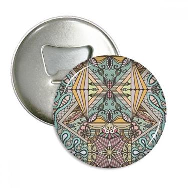 Imagem de Europa Rococó estilo linhas padrão abridor de garrafas ímã de geladeira emblema multifuncional