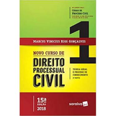 Imagem de Novo Curso De Direito Processual Civil: Teoria Geral E Processo Do Con