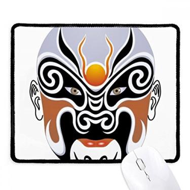 Imagem de Mousepad colorido Huarongdao da Peking Opera com borda costurada para jogos