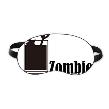 Imagem de Zombie Cocktail With The Word Zombie Sleep Eye Shield Soft Night Vlindfold Shade Cover