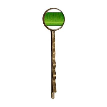 Imagem de Fotografia imagem de folha de banana natureza retrô metal cabelo Bobby Pin Headwear