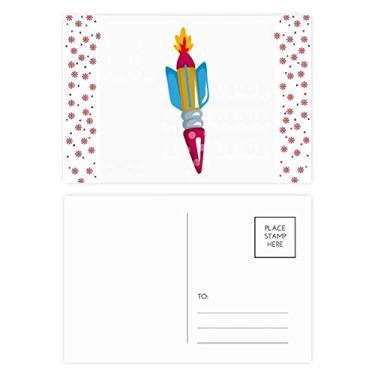 Imagem de Cartão postal de Natal com tema de foguete alienígena e Natal, celebração, cartão postal Blessing