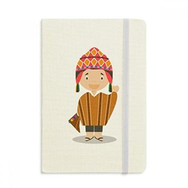 Imagem de Caderno de desenho do Peru de chapéu colorido, capa dura oficial, diário clássico