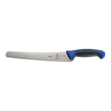 Imagem de Luva Mercer Culinary Millennia Level A4, 18 Ga, GG, Azul, Azul, 10-Inch Wavy Edge Wide Bread Knife, 1