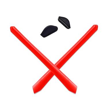 Imagem de Mryok Bocal de substituição para óculos Oakley Crosslink Zero Glass, Vermelho, One Size
