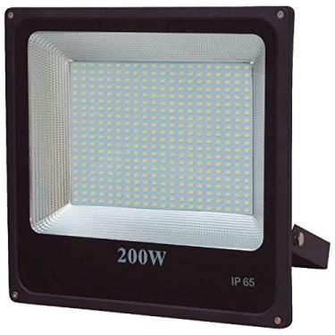 Imagem de Refletor Deep LED 6500K Luz Branca Ip65 LLUM Bronzearte Deep Led 200W Preto