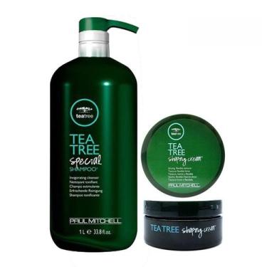 Imagem de Paull Mitchell Tea Tree Special Shampoo 1000ml + Pomada Shaping Cream