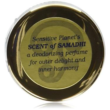 Imagem de Sensitive Planet Scent of Samadhi Powder - Desodorante totalmente natural e fragrância pessoal com sândalo, Tulsi, rosa e cravo, pote de 60 g