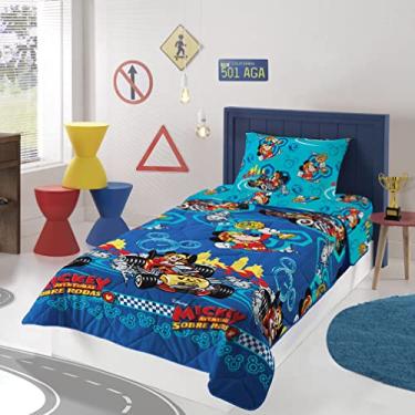 Imagem de Edredom Infantil Menino Dupla Face Microfibra Lepper Mickey