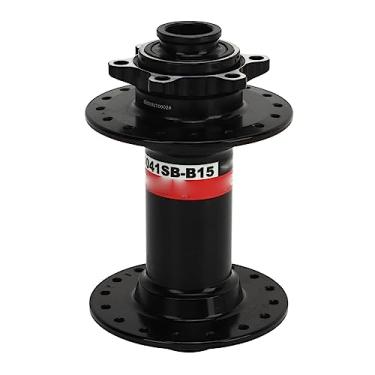 Imagem de Cubo Dianteiro de Disco de Bicicleta, Dianteiro Estável 2 Traseiros 4 Rolamentos Economizando Mão de Obra Leve Liga de Alumínio Freio a Disco Peça de Roda para Bicicletas