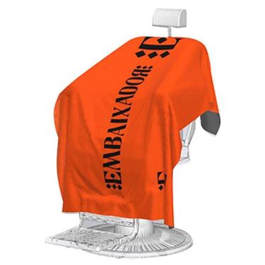 Imagem de Capa De Corte Pro Barber 1.80 Metros Embaixador Laranja