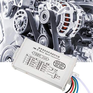 Imagem de Linear sob carga DC12-60V DC Motor Motor PWM Escova de controle de velocidade Motor Controlador de ampla tensão interruptor(30A)