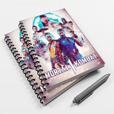 Imagem de Caderno Universitário 96 fls Gamer Mortal Kombat 1