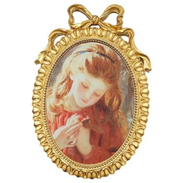 Imagem de Moldura Vintage Em Relevo Moldura De Foto Estilo Europeu Decoração Vintage Para Casa Decoração De Moldura De Janela Porta Fotos Criativo Molduras Para Mesa Tela Doméstico Resina