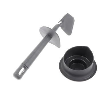 Imagem de Raspador de massa de espátula de liquidificador com tampa misturadora adequado para Thermomix TM31 TM6 TM5 processador de alimentos espátula plataforma giratória mistura acessório misturador pá para