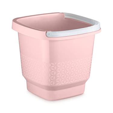 Imagem de Balde Slim Com Alça 8,5 Litros Rosa
