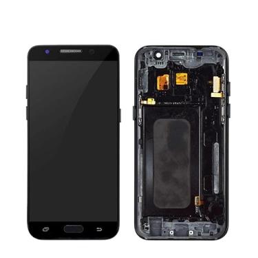 Imagem de SHOWGOOD LCD AMOLED de 4,7 polegadas para tela Samsung Galaxy A3 2017 com moldura SM-A320F tela sensível ao toque peças de tela LCD (OLED dourado e moldura)