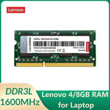 Imagem de Lenovo DDR3L 1600MHz 4GB 8GB Laptop RAM 204pin SO-DIMM Memória para Notebook Laptop Ultrabook