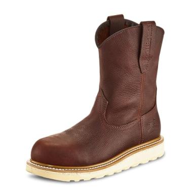 Imagem de Irish Setter, Bota masculina Ashby, 28 cm, bico de segurança de alumínio, bota de trabalho, Marrom, 10 Wide