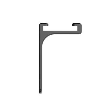 Imagem de MOOKEENONE Suporte de extensão de metal para sapata fria para câmera Insta360 X4 com interface 1/4 e interface Cold Shoe