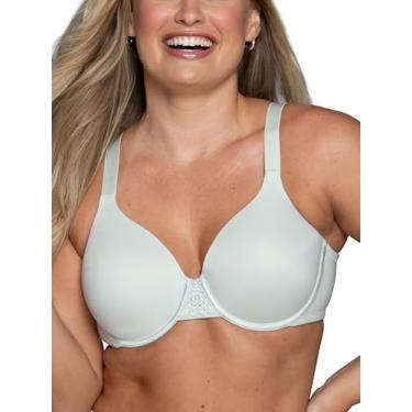 Imagem de Vanity Fair Sutiã feminino completo de beleza nas costas, tecido elástico em 4 vias, bojos levemente forrados até H, Com aro - Mint Chip, 44DD