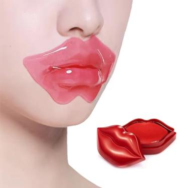 Imagem de Kit 20 Máscaras Labiais Hidrogel com Colágeno Boca Hidratação e Cuidado com a Pele