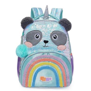 Imagem de Mochila de Costas Pacific Pack Me Sweet Panda Verde
