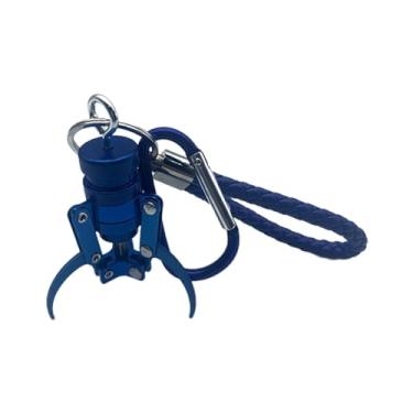 Imagem de YIJU Garra de alumínio que vende jogo de brinquedo diy, pingente de chaveiro de máquina de garra de fliperama, para adultos, adolescentes, crianças, Azul