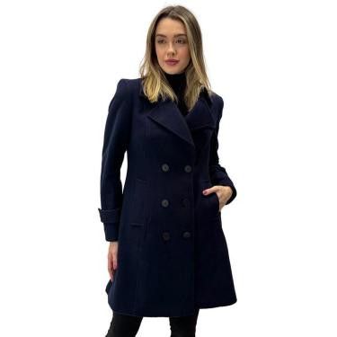 Imagem de Casaco Malise Alongado Lã Batida-Feminino