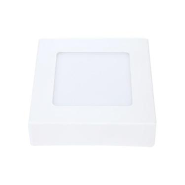 Imagem de Painel Led Avant Quadrado Sobrepor 6W 3000k Bivolt Branco