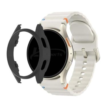 Imagem de Capa Protetora PC Bumper Case LTimports, compativel com Galaxy Watch 7 40mm Sm-L300 Bt e Sm-L305 Lte (LT-Preto)