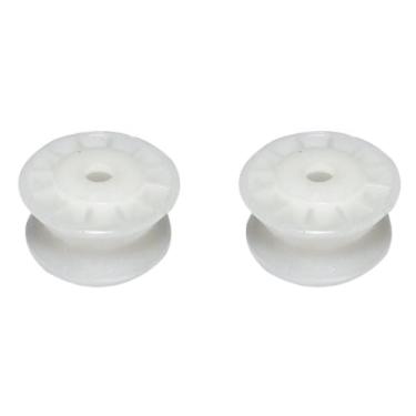 Imagem de Kit 2 Carretel Roldana Máquina de Vidro Escort Apolo Verona Porta Dianteira