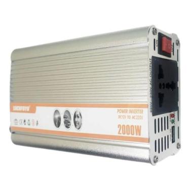 Imagem de Inversor Automotivo Veicular 2000W 12V 220V - FOYU