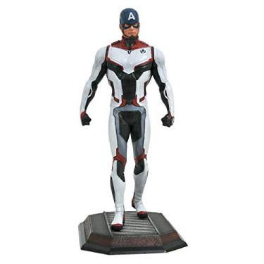 Imagem de DIAMOND SELECT TOYS Marvel Gallery: Avengers Endgame: Team Suit Captain America PVC Figure, Multicolor, 9 inches