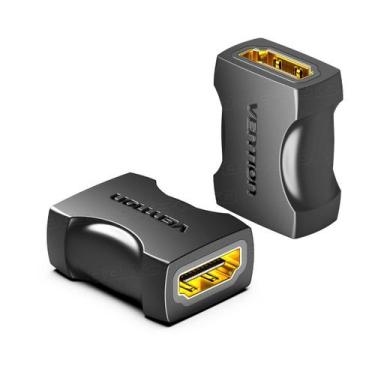 Imagem de Adaptador Emenda de cabo HDMI 4k 60Hz Fêmea X Fêmea Vention