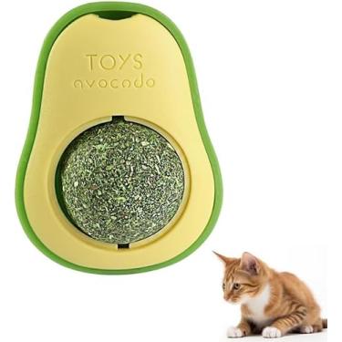 Imagem de Abacate De Brinquedo Para Gatos Com Catnip Erva para Animais de Estimação Natural -YODHE