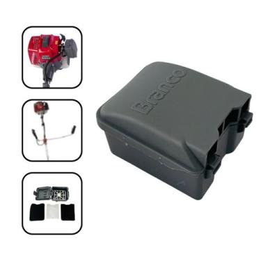 Imagem de Filtro De Ar Completo CÓD: 19815745 Roçadeira Branco BR 52 A, Filtro D