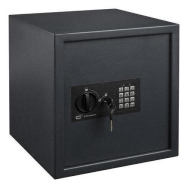 Imagem de Cofre Digital 40 L Senha E Chave 40X35X36Cm Sobrepor Aço - Standers