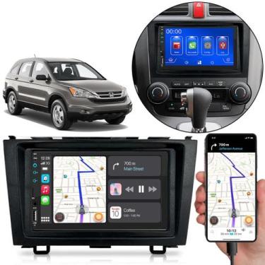 Imagem de Kit Multimídia Mp5 Crv 2007-2011 Tela 7 Pol Touch Carplay + Câmera de 
