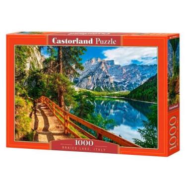 Imagem de Puzzle 1000 Peças Lago Braies, Itália - Imp. Castorland - Grow