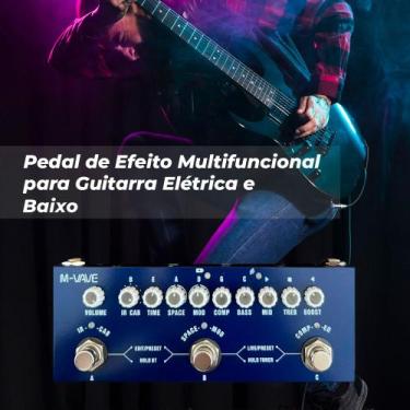 Imagem de Pedal De Contra Baixo Portátil Multi Efeitos para Baixo, Simulação IR,