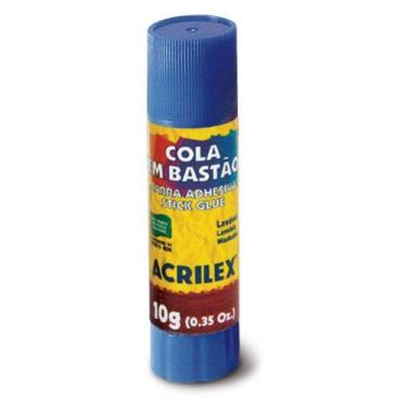 Imagem de Cola Em Bastão 10g Escolar Lavável Original Acrilex